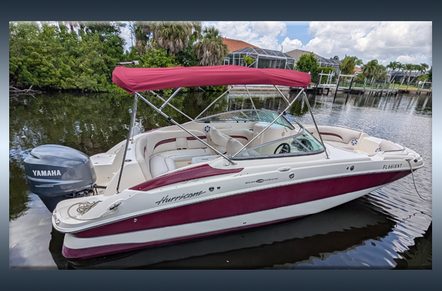 25 Foot Hurricane Sundeck B rental boat